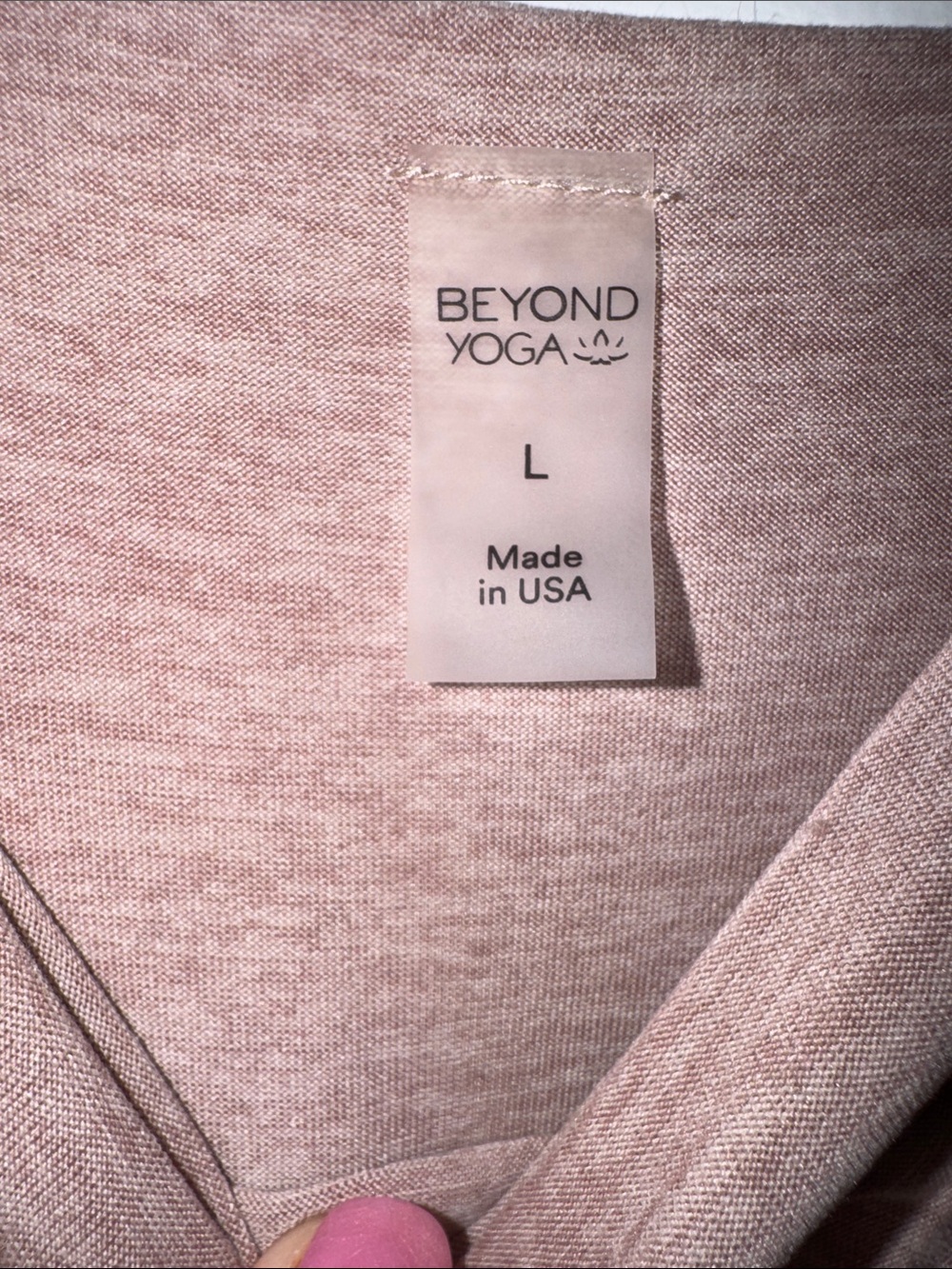 Beyond Yoga Dusty Rose Tank Top - Picture 2 of 4